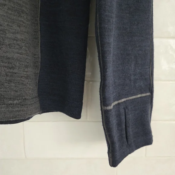 NWT Kuhl Ryzer 1/4 Zip Men's Pullover Size Medium Midnight Blue Navy Gray NEW - Picture 7 of 11